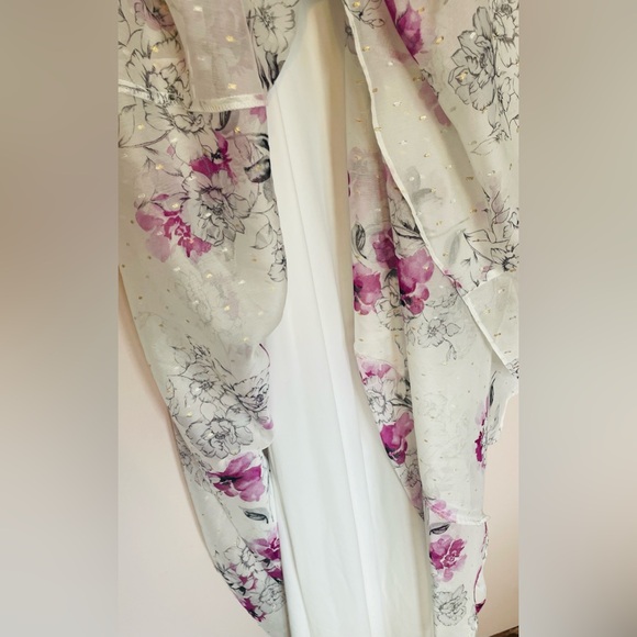 Torrid Floral Maxi Dress - Pink and Cream - Picture 5 of 16